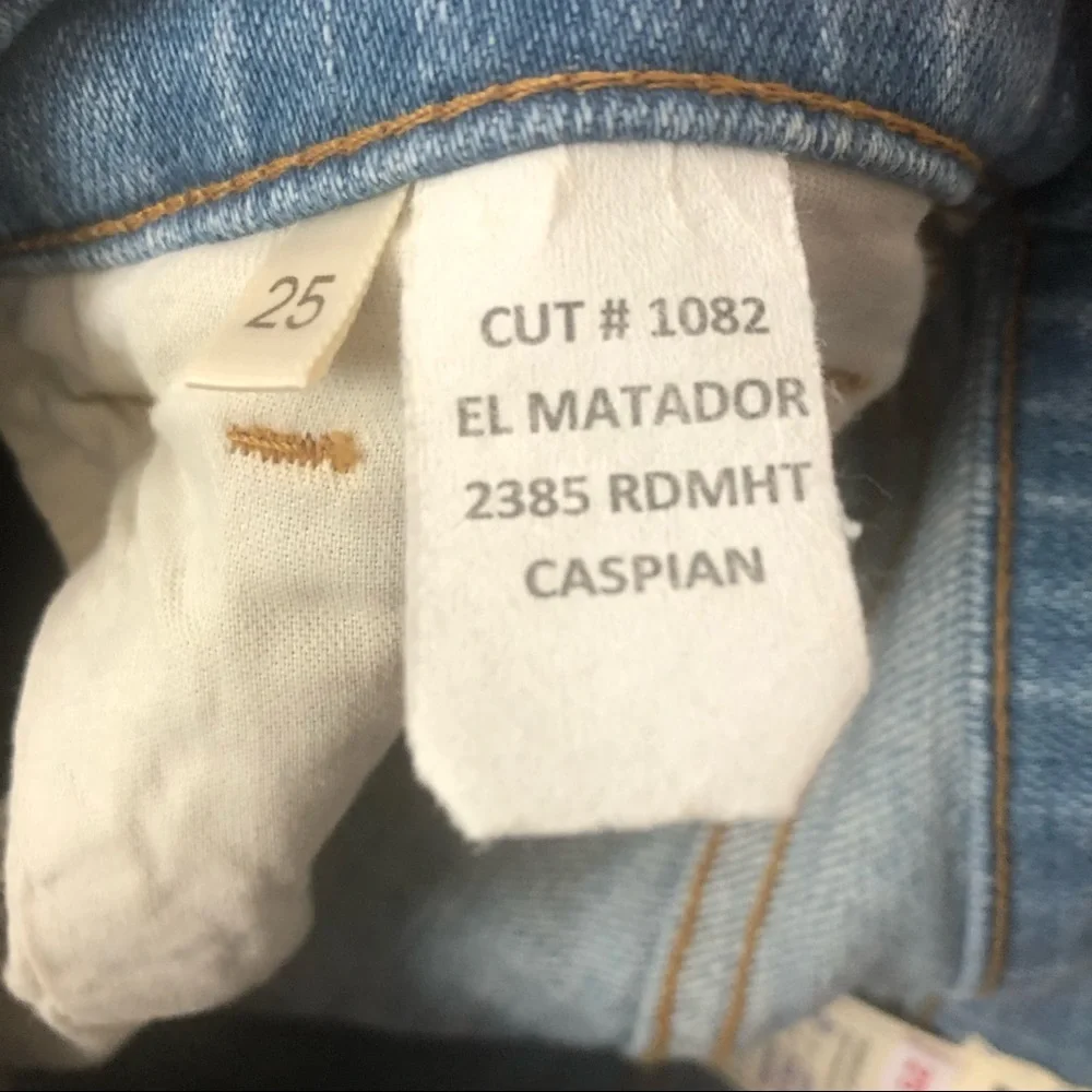NWT L’Agence El‎ Matador Light Wash Slim Fit Cropped Jeans Size 25 New with tags